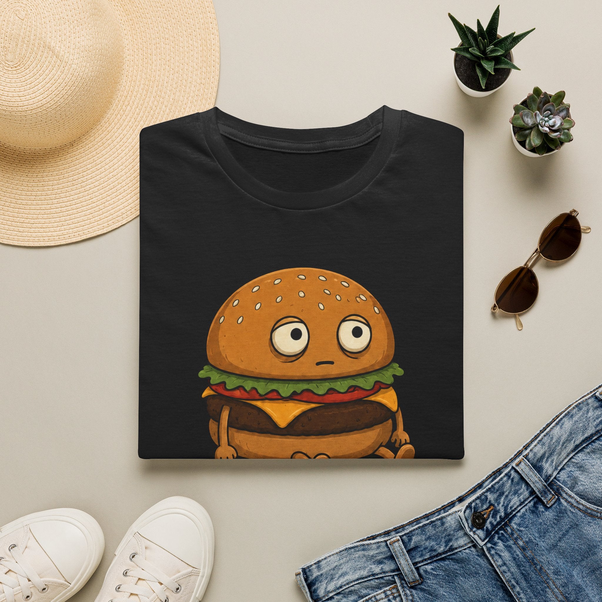 Funny Burger Graphic Tee