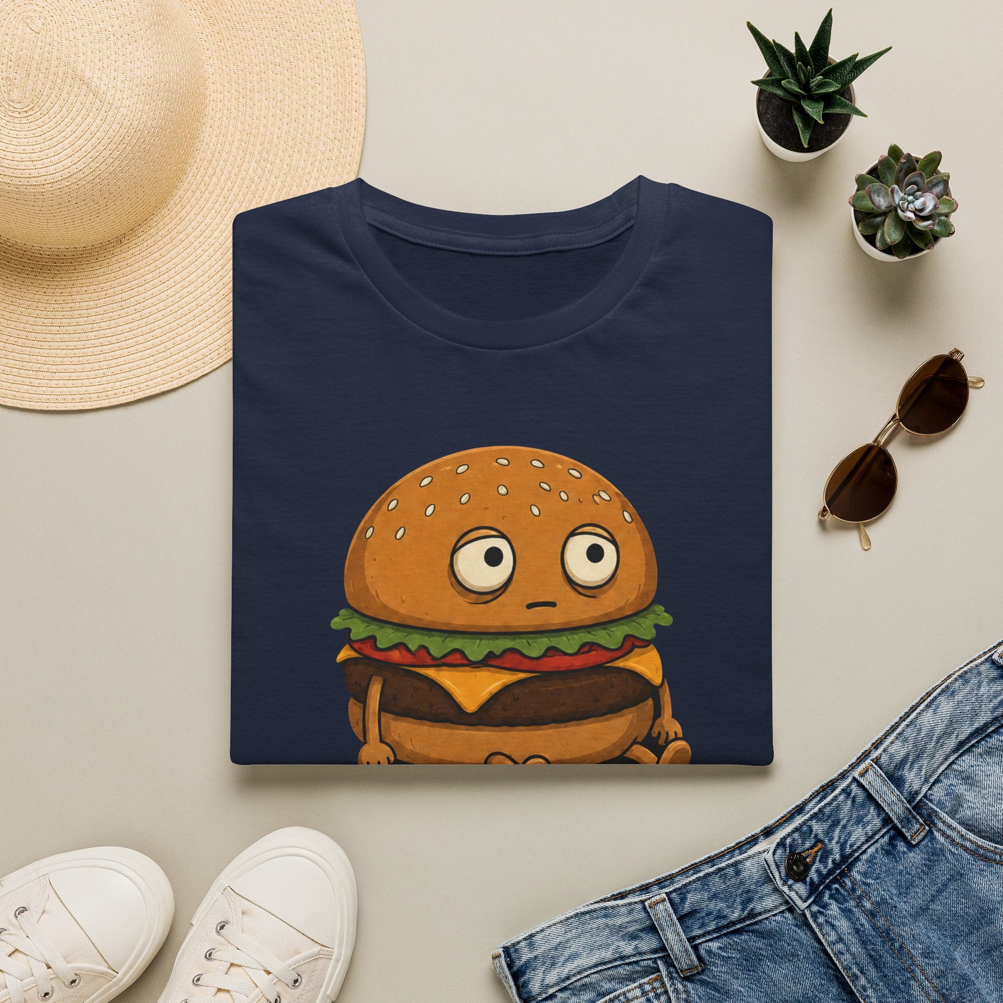 Funny Burger Graphic Tee