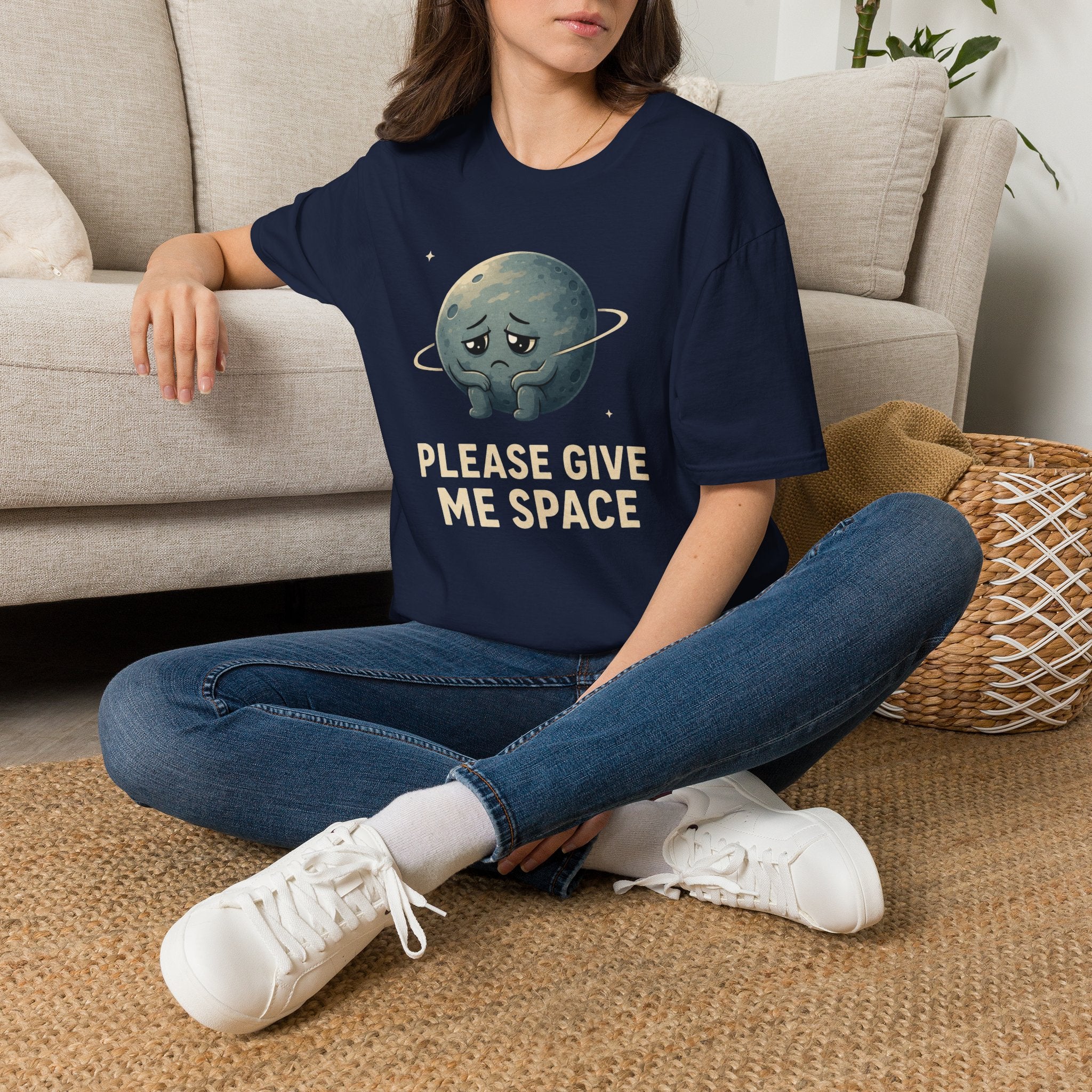 Sad Saturn Graphic Tee
