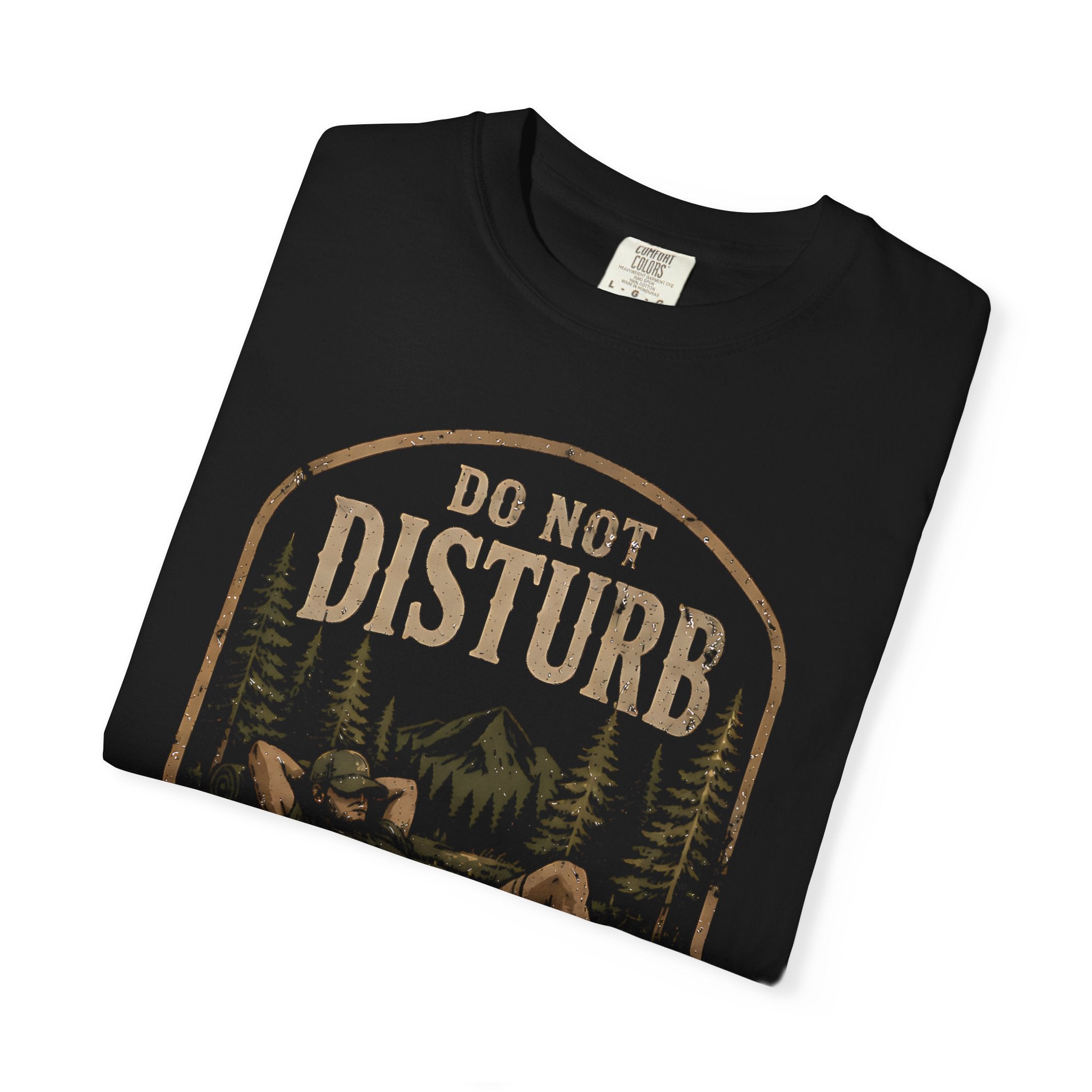 Do Not Disturb Touching Grass T-Shirt — Retro Outdoors Relaxation Tee